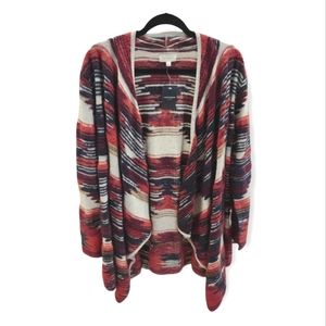 LUCKY BRAND Aztec Drape Cardigan Size 1X NWT woman